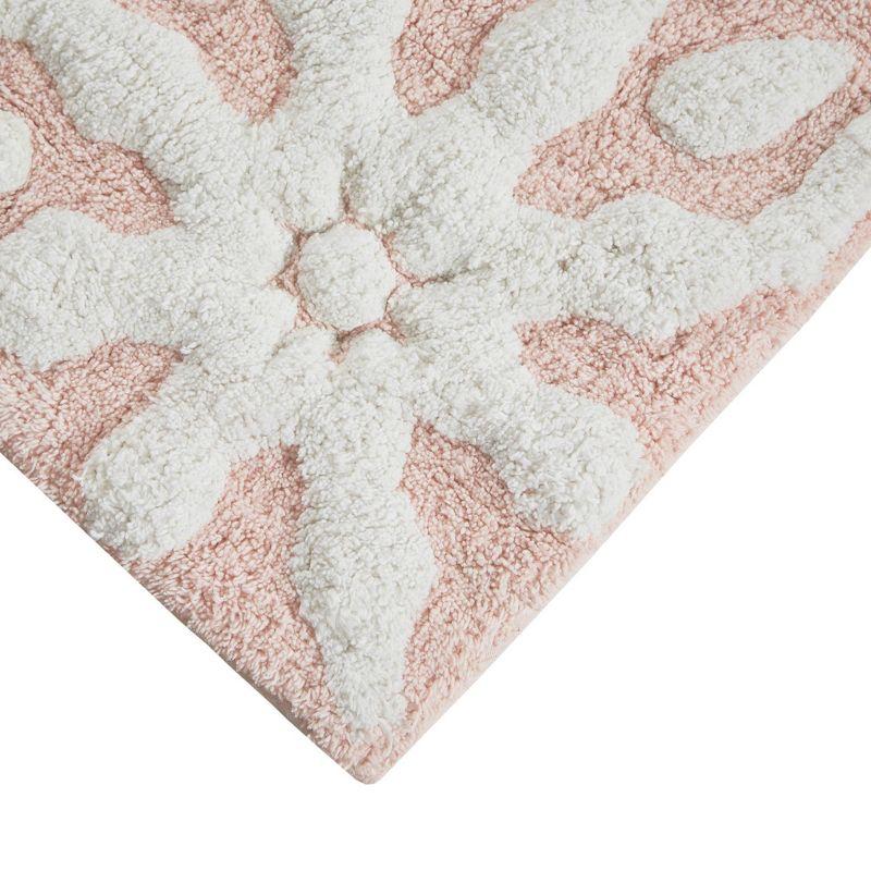 Casablanca Medallion Cotton Tufted Bath Rug