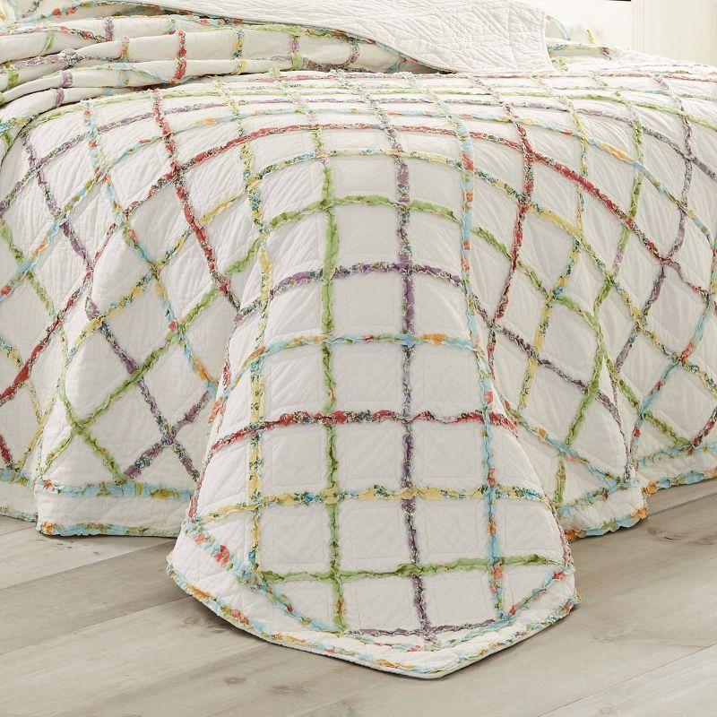 Laura Ashley Ruffle Garden Cotton Quilt