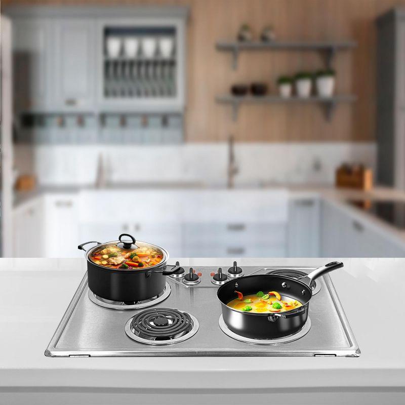 Summit Appliance 24" Stainless Steel Electric Cooktop