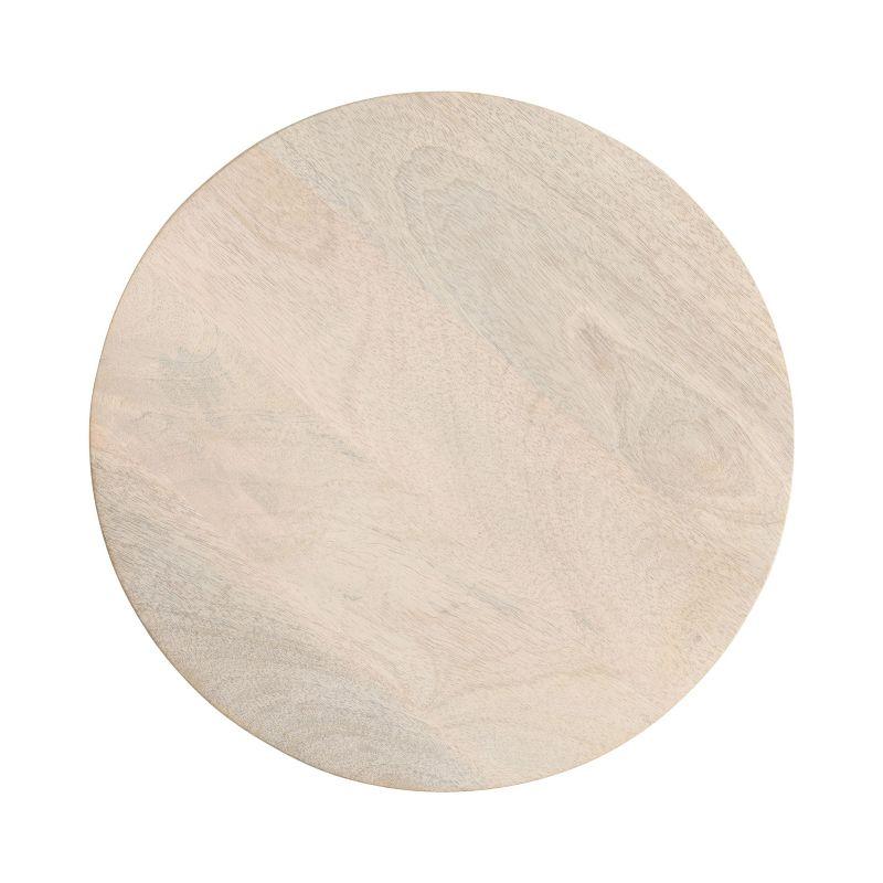Kate and Laurel Dahl Wood Drink Table, 12x12x23, White