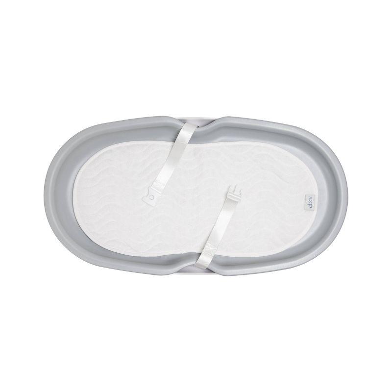 Ubbi Quilted Reusable Changing Pad Liner Covers - White