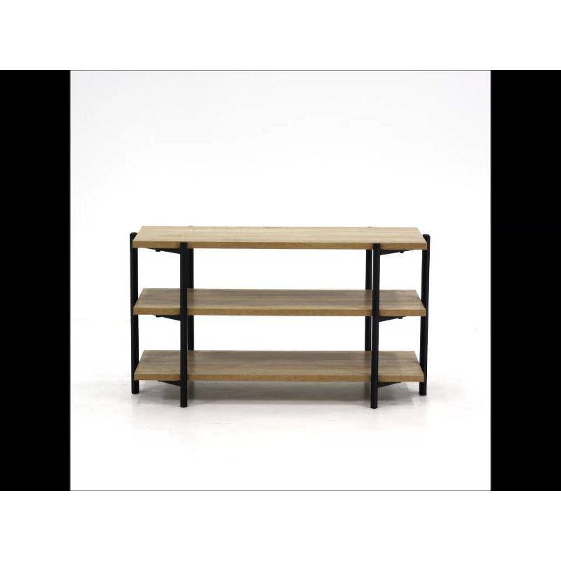 North Avenue Console Charter Oak - Sauder: Durable TV Stand, Industrial Style, Versatile Use