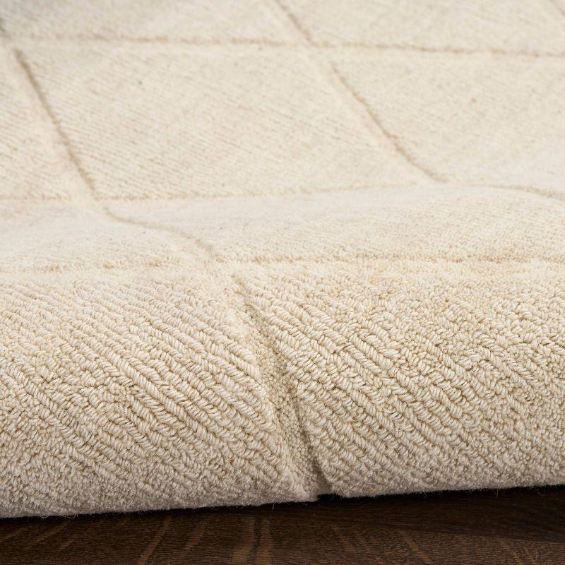 Nourison Wool Haven Modern Handwoven Area Rug