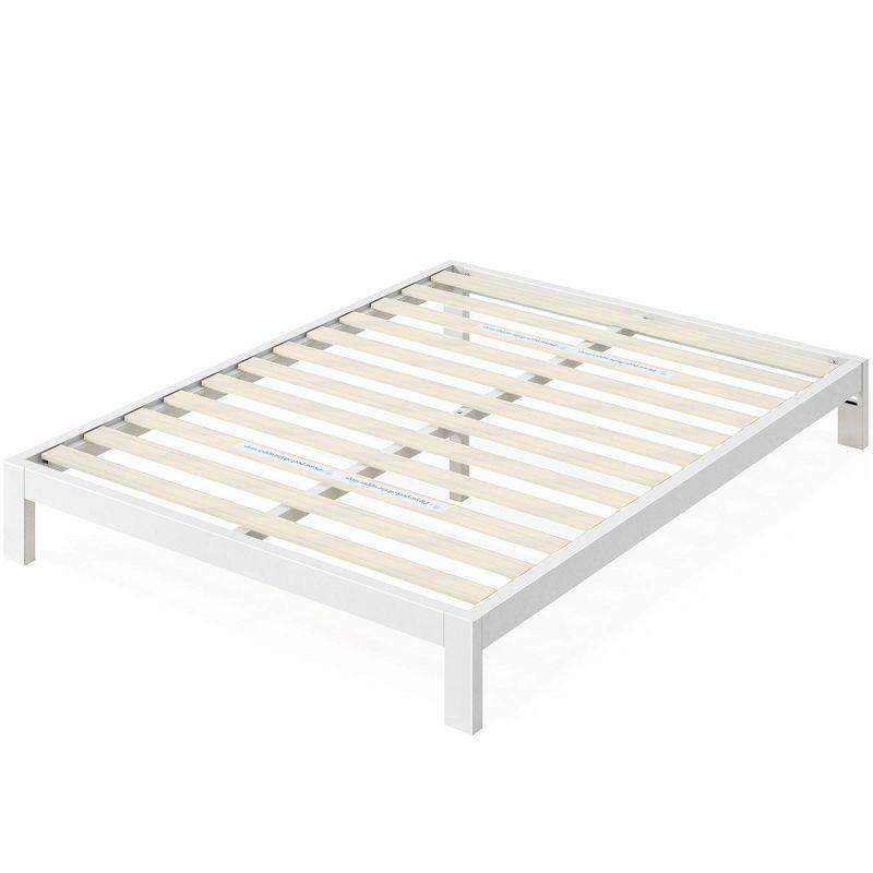 Queen Arnav 10" Metal Platform Bed Frame White - Zinus: Minimalist Steel Foundation, No Box Spring Needed, Easy to Assemble