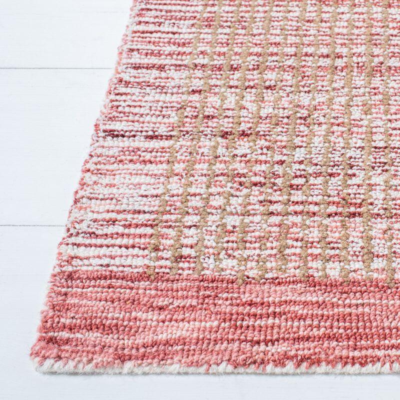 Metro MET151 Hand Tufted Indoor Area Rug - Ivory/Red - 5'x8' - Safavieh
