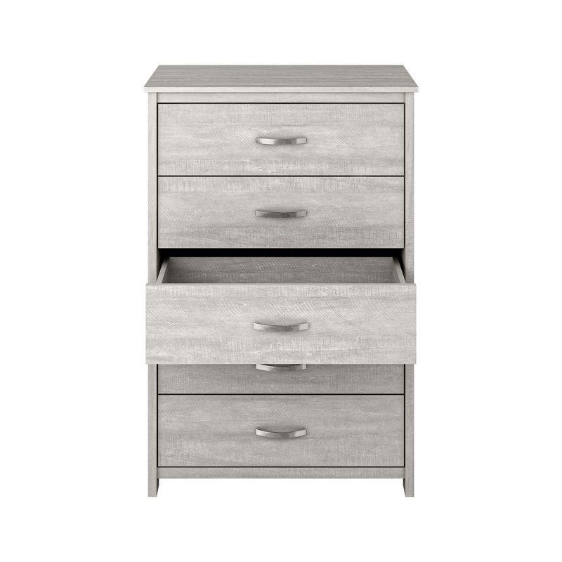 Galano Layton Dusty Gray Oak 5 Drawer 31.5 in. Wide Chest of Drawer (Sturdy, Effortless Assembly with Interlocking Drawers)