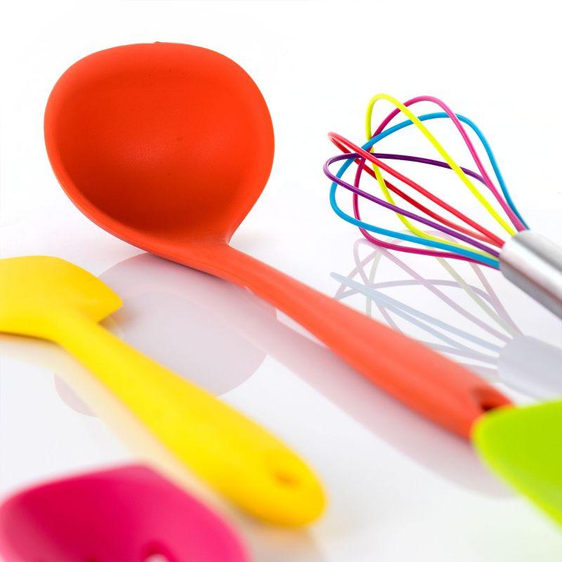 MegaChef Mulit-Color Silicone Cooking Utensils, Set of 12