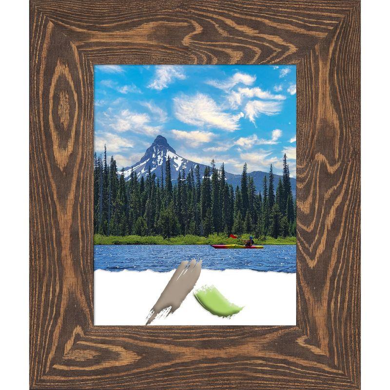 Amanti Art Bridge Brown Wood Picture Frame Opening Size 11x14 in.