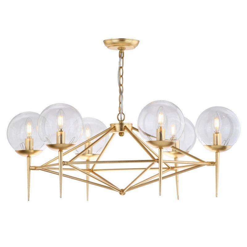 Greyor 6 Light 34" Chandelier - CHA4001 - Gold - Safavieh