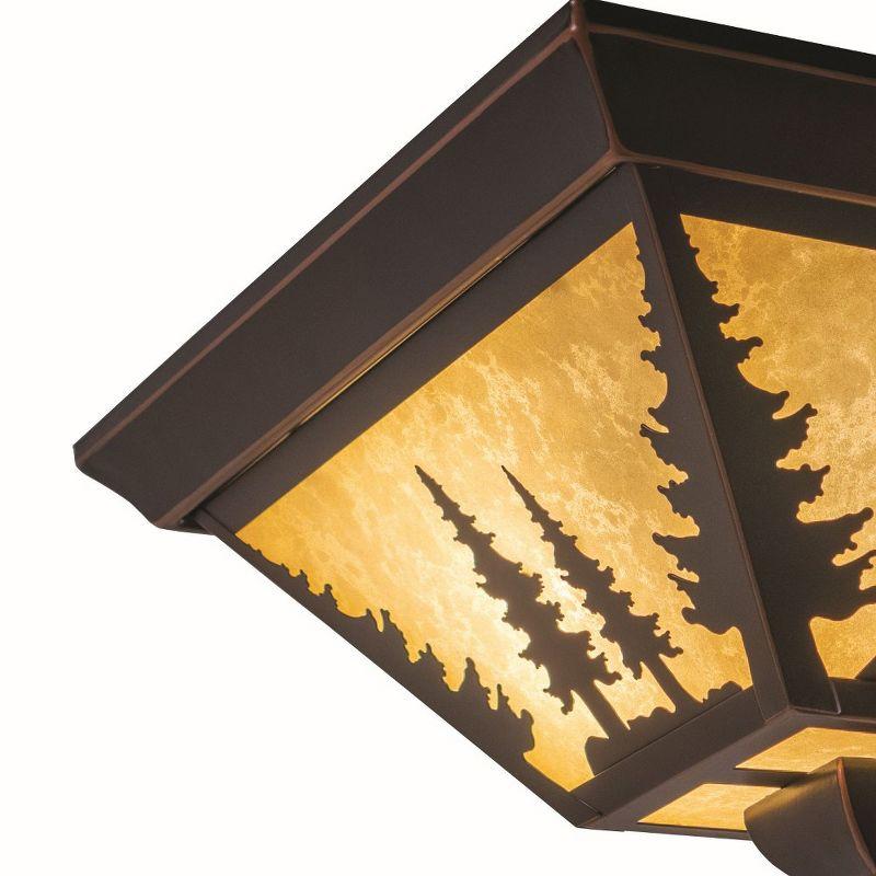 Vaxcel Yosemite 3 - Light Flush Mount in  Burnished Bronze