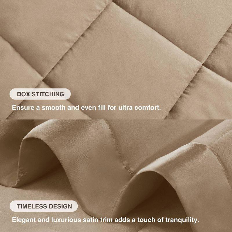 Madison Park Lightweight Down Alternative Blanket with Satin Trim