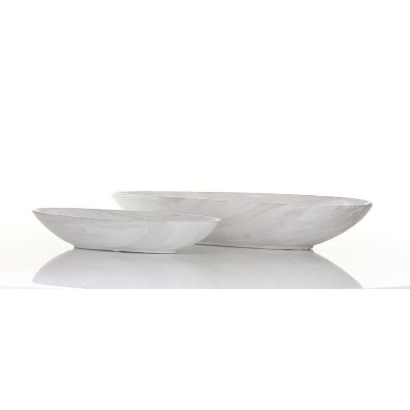 Contemporary 2-Piece Porcelain Pot Planter Set