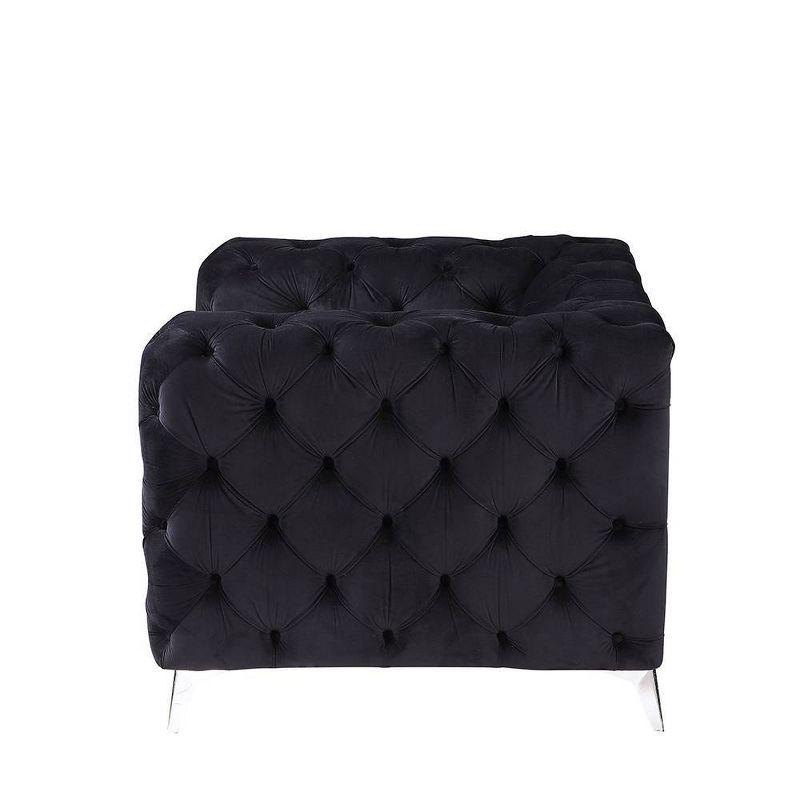 68" Phifina Sofa Black Velvet - Acme Furniture