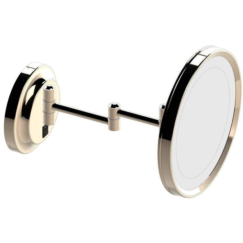 Kimball Young Metal Concave LED Wall Mirror