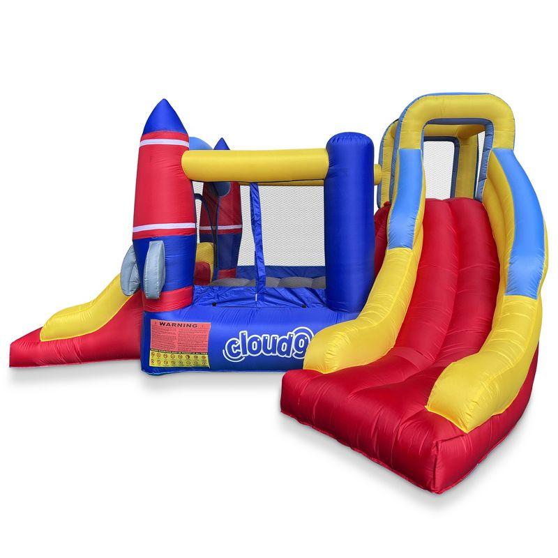 12' x 13' Rocket Bounce House with Slides and Air Blower