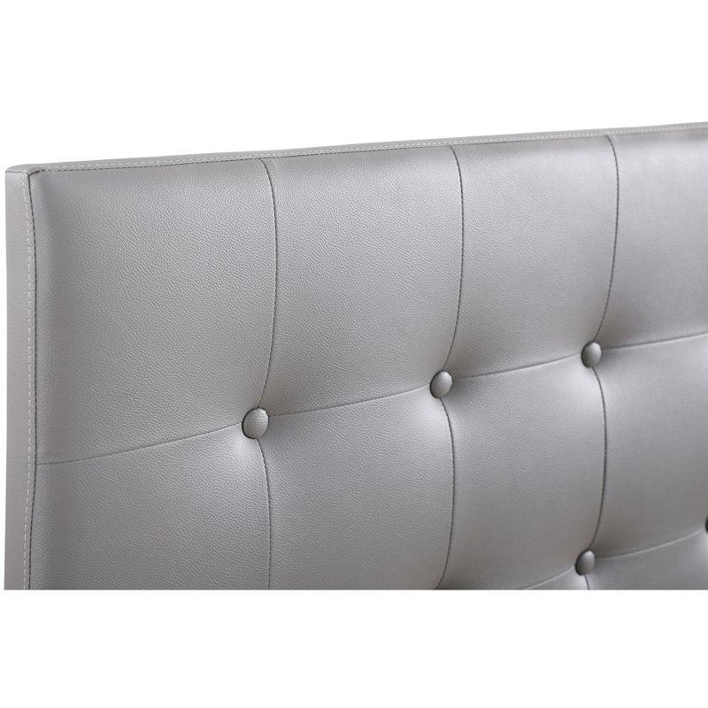 Passion Furniture Super Nova Full Upholstered Tufted Panel Headboard