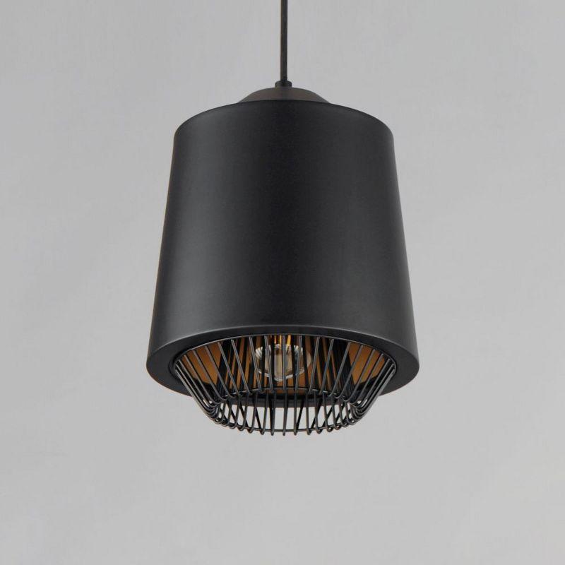 ET2 Lighting Phoenix 1 - Light Pendant in  Black/Gold