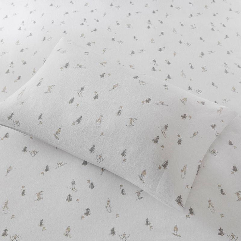 True North by Sleep Philosophy Cozy Cotton Flannel Printed Sheet Set