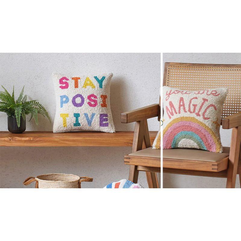 Makers Collective Choose Happy Throw Pillow