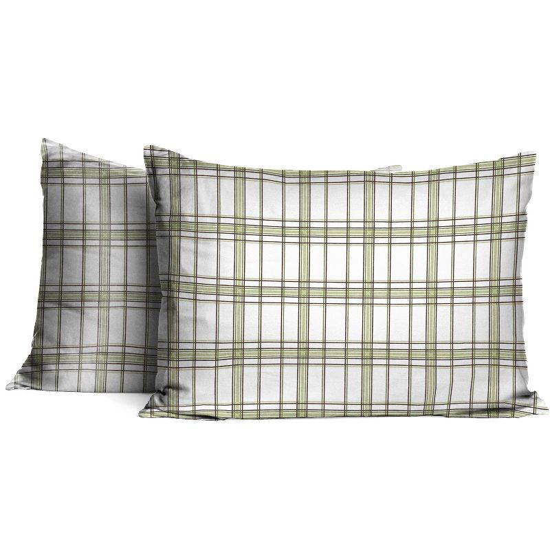Pointehaven Flannel Plaid Sheet Set