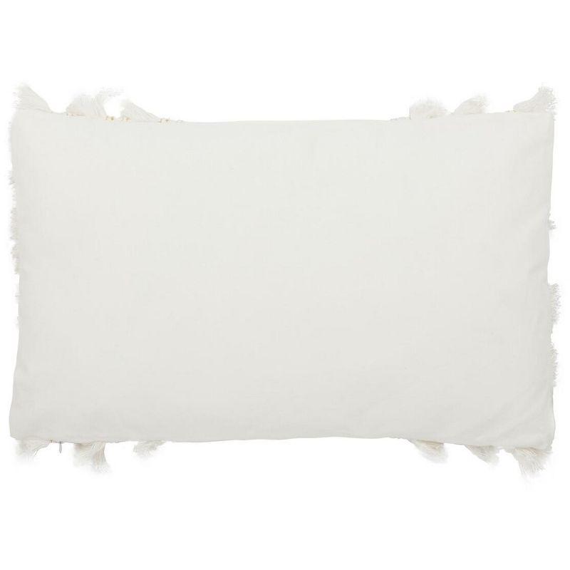 Hooda Fringed Cotton Throw Pillow