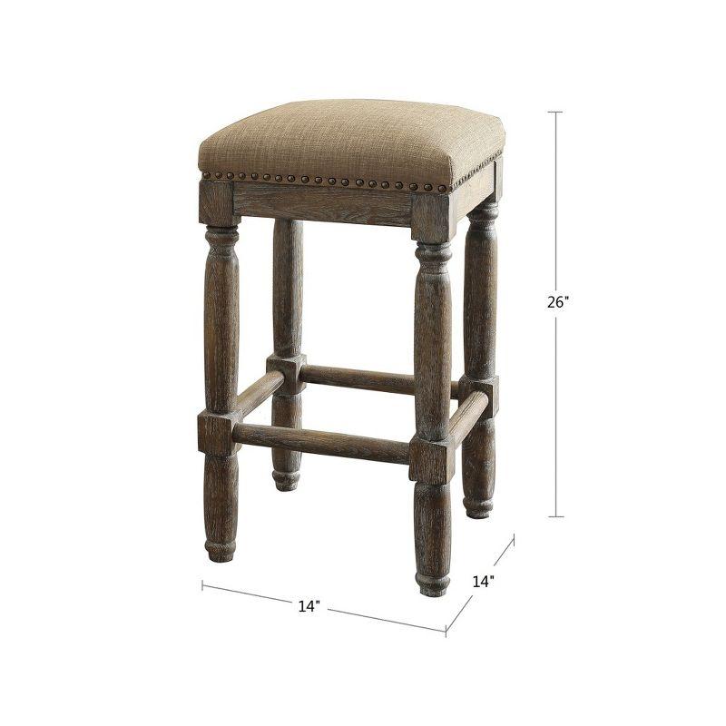 Set of 2 26" Lynton Counter Height Barstools