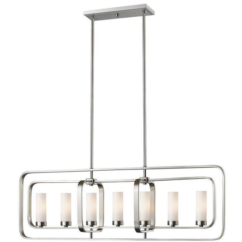 Z-Lite Aideen 7 - Light Island Pendant Light in  Brushed Nickel