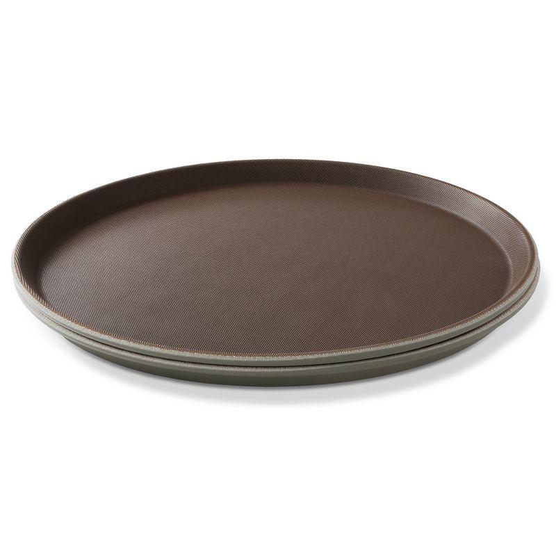 14" Round Non-Skid Serving Trays, NSF Certified