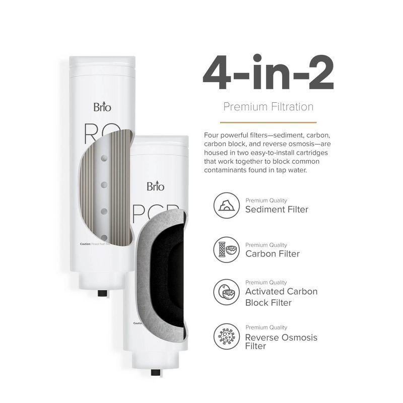 BRIO Tankless Commercial Reverse Osmosis System 700 GPD Wood