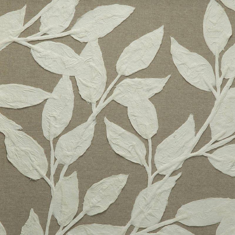 Set of 2 Estella Paper Shadow Box Wall Decors White - A&B Home: Transitional Style, Botanical Art, MDF Frame