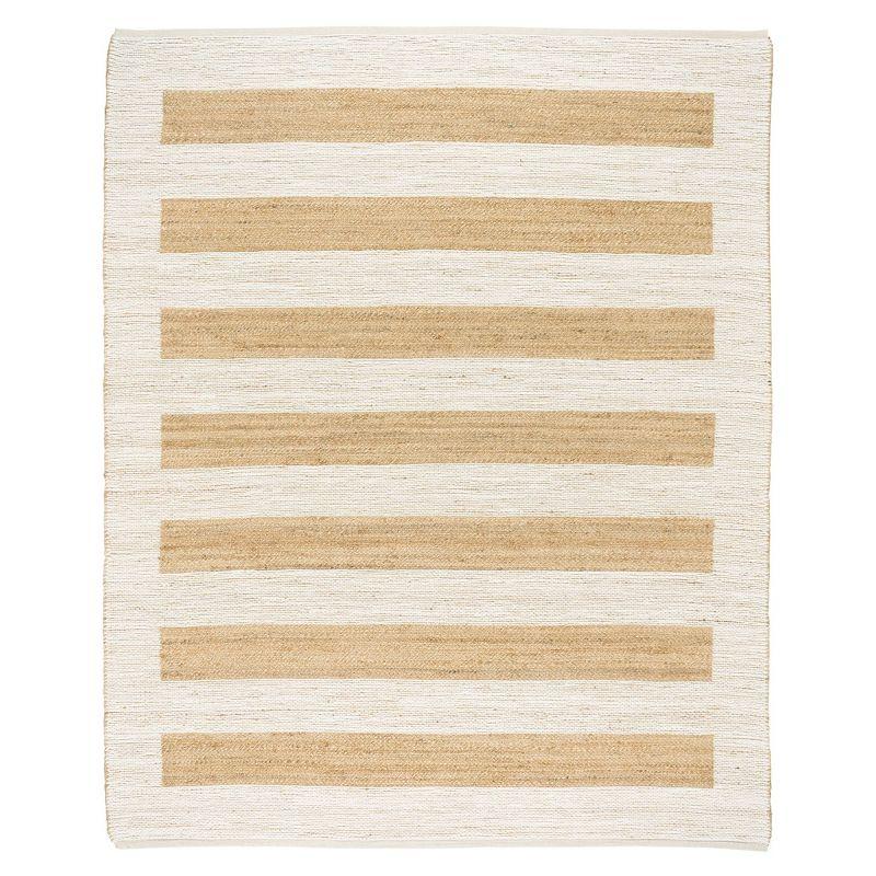 Milo Ivory Handwoven Jute/Cotton Rug