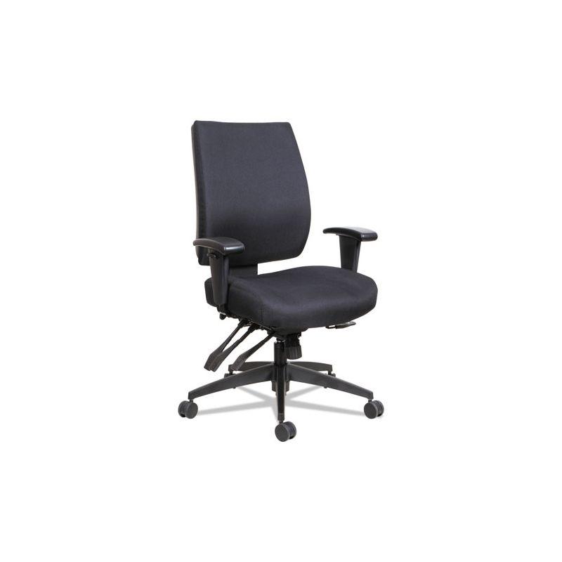 ErgoComfort High-Performance Black Fabric Adjustable Executive Chair