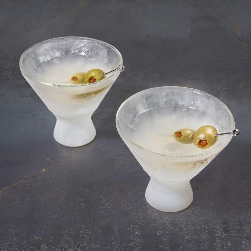 Glass Martini FREEZE Cooling Cup