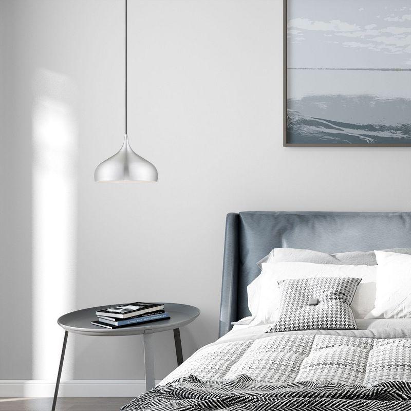 Livex Lighting Amador 1 - Light Pendant in  Brushed Aluminum