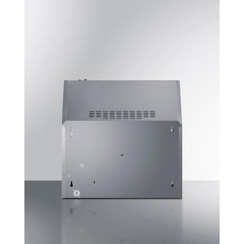 Summit Appliance Stainless Steel 200 CFM Convertible Under Cabinet Range Hood