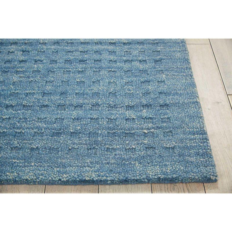 Nourison Perris Textured Indoor Area Rug Denim 3'9" x 5'9"