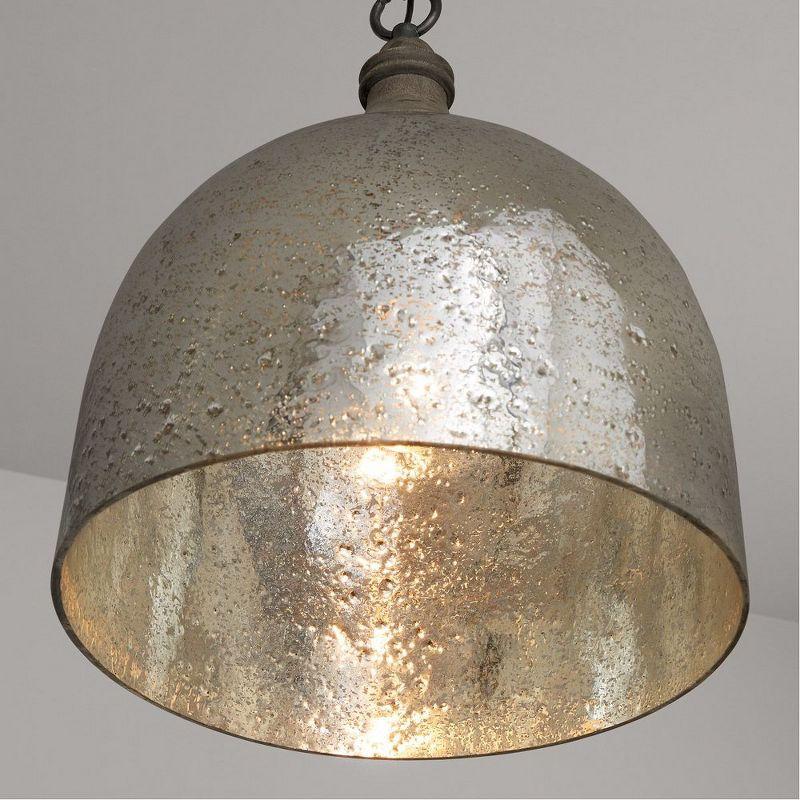 Capital Lighting Inglewood 1 - Light Pendant in  Grey Wash/Dark Pewter