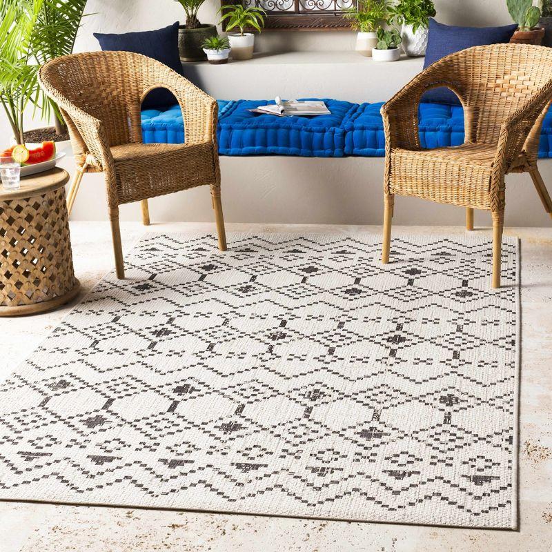 Hauteloom Rectangle Area Rug   White