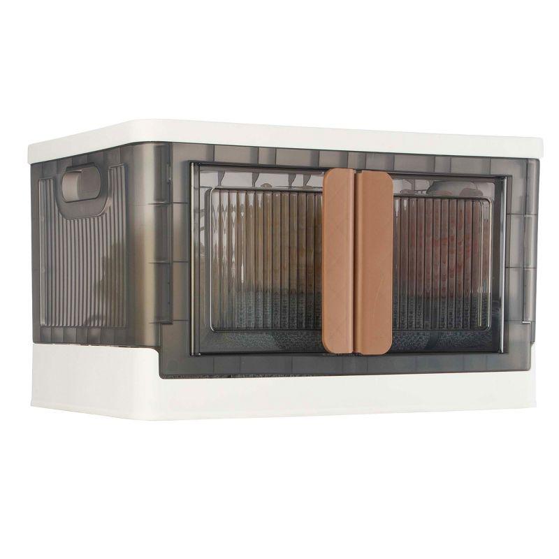 Home-Complete 8.4 Gal Foldable Storage Bin with Lid