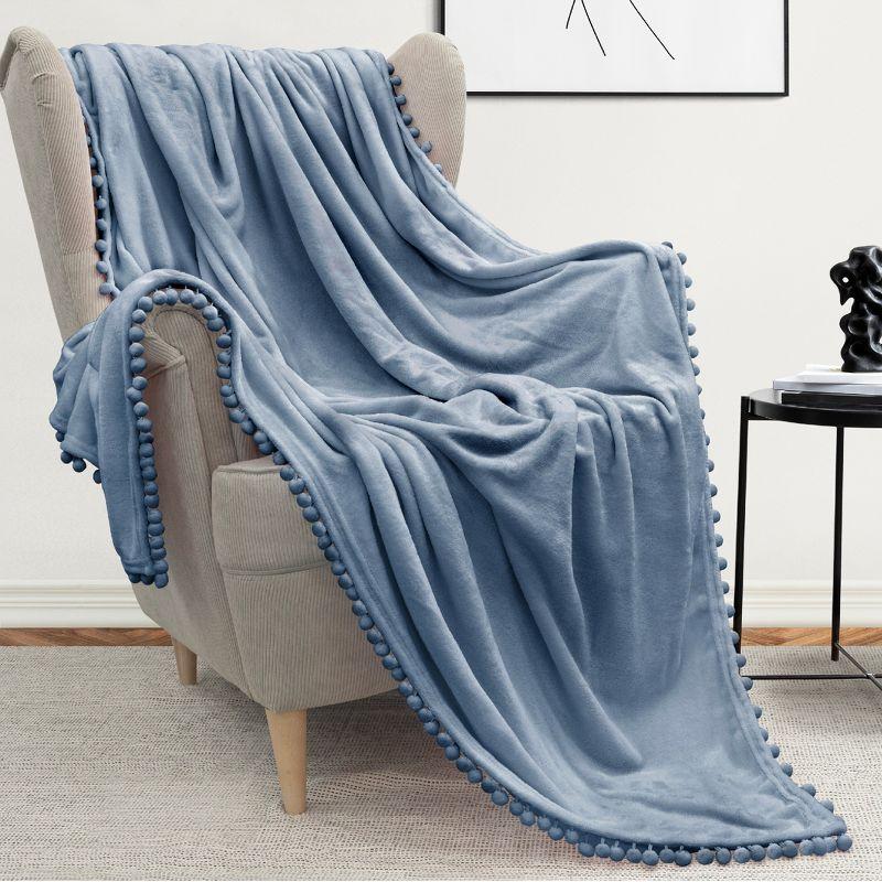 Pavilia Hand Woven Throw Blanket