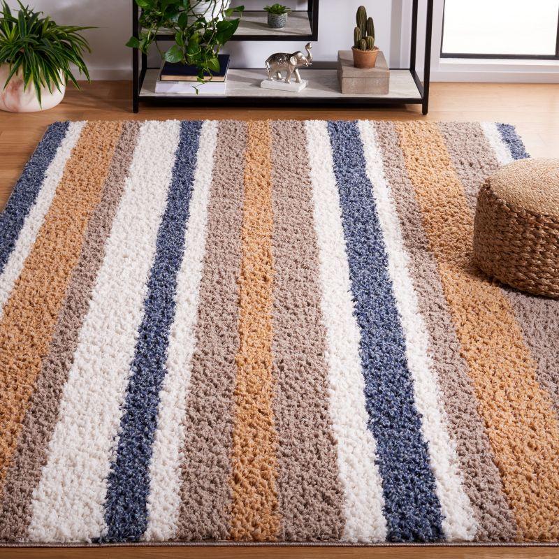 Calico Shag CLC104 Loomed Indoor Area Rug - Taupe/Ivory - 8'x10' - Safavieh
