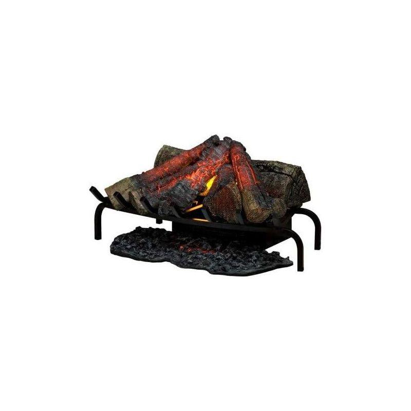 Dimplex 28-in Premium Electric Fireplace Log Set - Hand Finished Log Set - Realistic Flame, 400 SQFT