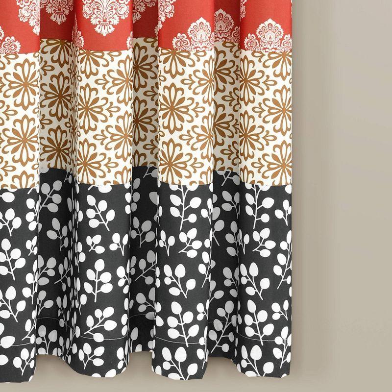 Lush Decor Bohemian Semi-Sheer Curtain Panel
