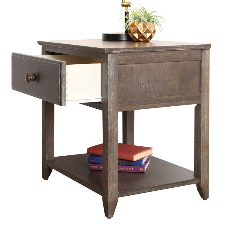 Max & Lily Nightstand with Drawer and Shelf