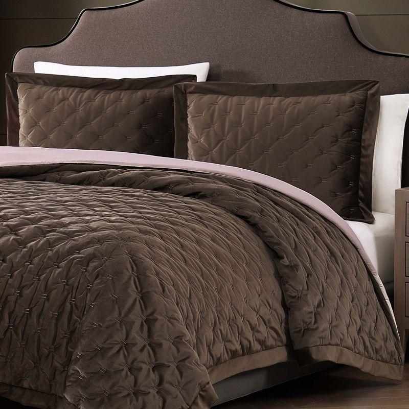 BeBeJan Bebejan 3 Piece Velvet Comforter Set