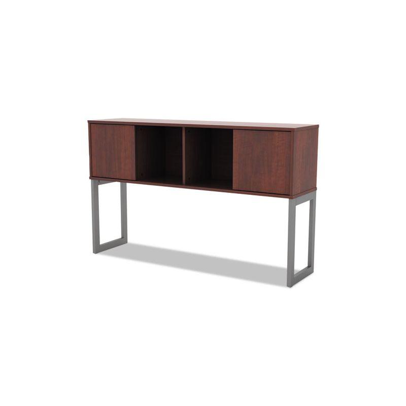 Alera Alera Open Office Desk Series Hutch, 59w x 15d x 36.38h, Medium Cherry