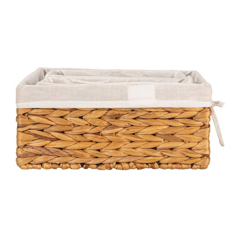 Wicker Coastal Wicker Basket - Set of 3