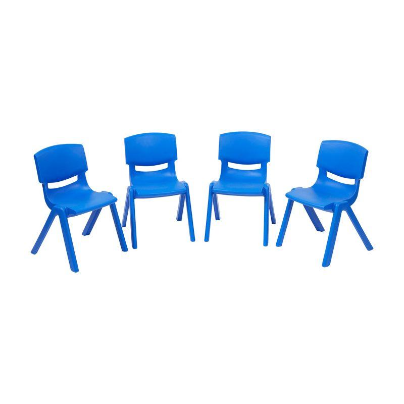 ECR4Kids Plastic School Stack Chair, Classroom Furniture