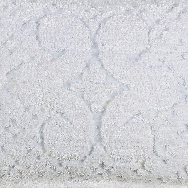 White Cotton Chenille Tufted Standard Sham