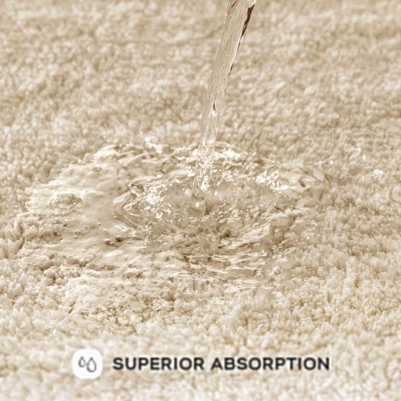 Madison Park Signature Splendor 100% Cotton Tufted 3000 GSM Reversible Bath Rug